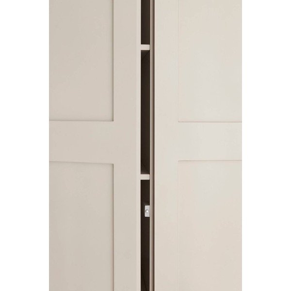 Armadio greige in MDF da appendere 80x190x61 cm Ben – Ellos Home-image-2