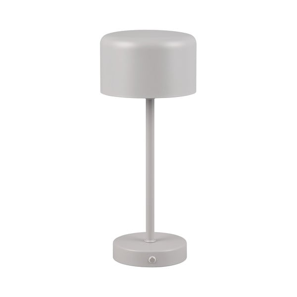 Lampada da tavolo dimmerabile a LED grigio chiaro (altezza 30 cm) Jeff - Trio