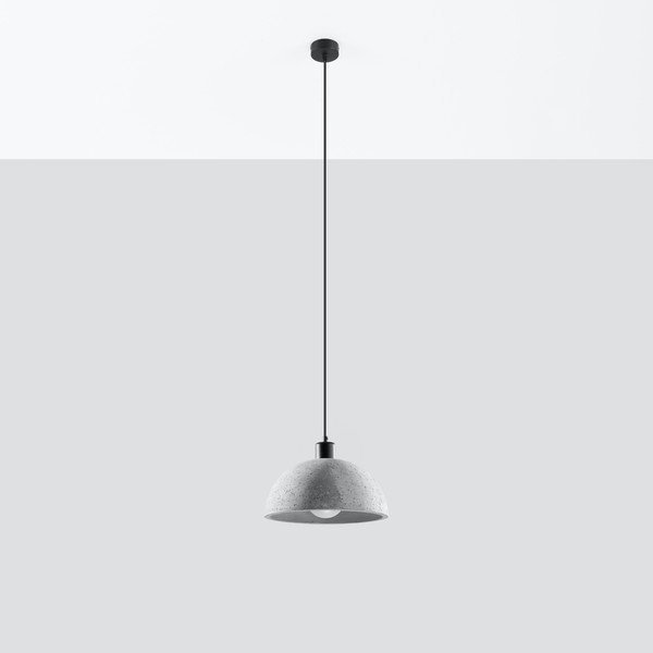 Apparecchio a sospensione grigio ø 30 cm Gonzo - Sollux-image-2