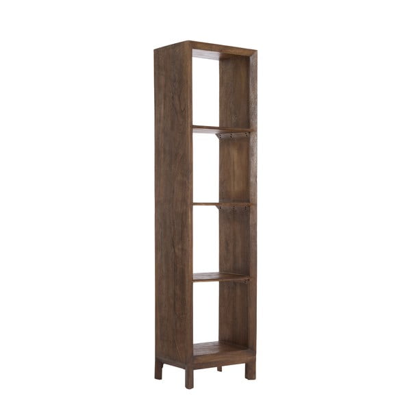 Libreria in legno di mango colore naturale 48x190 cm Sondrio - Light & Living-image-2