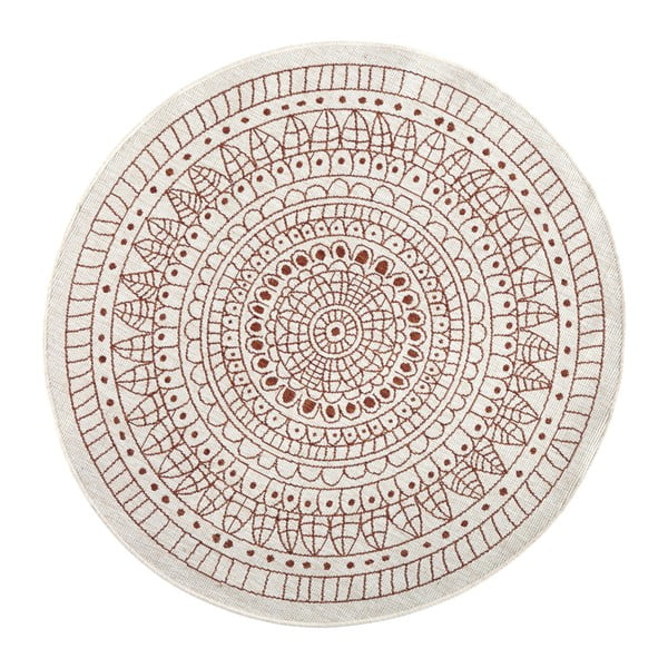 Tappeto rosso per esterni , ø 140 cm Porto - NORTHRUGS-image-4