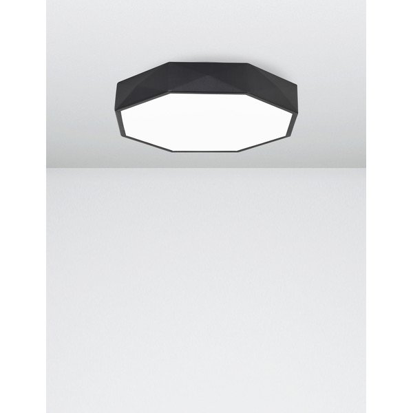 Plafoniera LED nera opaca in alluminio Eben – Nova Luce-image-3