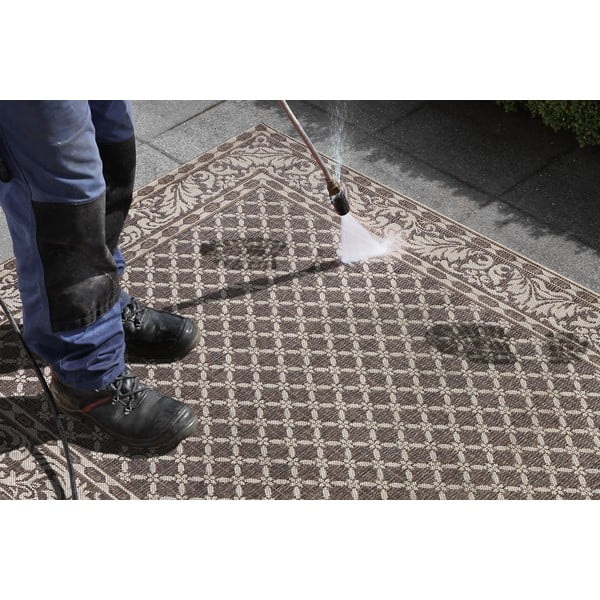 Tappeto da esterno grigio e crema , 160 x 230 cm Royal - NORTHRUGS-image-1