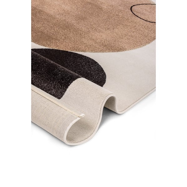 Tappeto beige/color crema 80x150 cm Peblinne – Universal-image-2