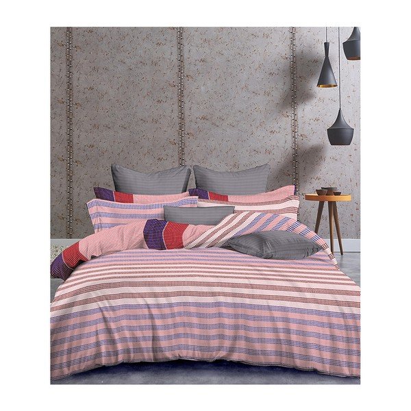 Biancheria da letto in cotone per letto matrimoniale Eddie, 200 x 200 cm - DecoKing-image-2