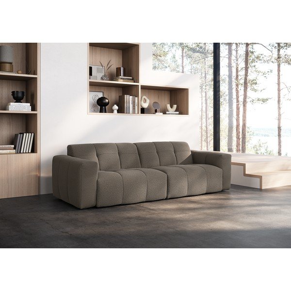 Divano grigio 250 cm Chess - Furninova-image-4