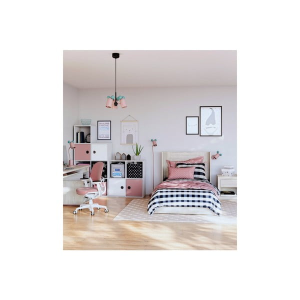 Lampada per bambini azzurra/rosa con paralume in metallo ø 30 cm Mouse II – GTV-image-1