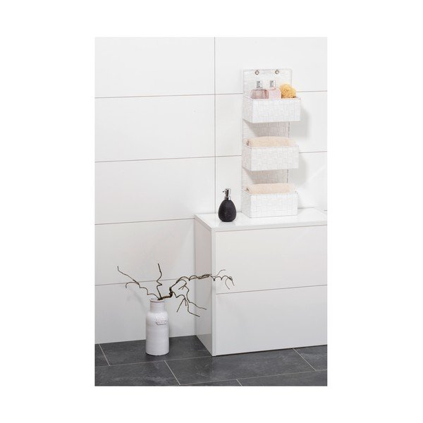 Organizzatore da bagno triplo bianco Adria - Wenko-image-3