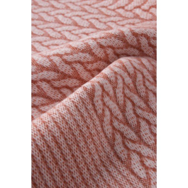 Coperta color terracotta in misto cotone 140x180 cm Olympus – Euromant-image-2