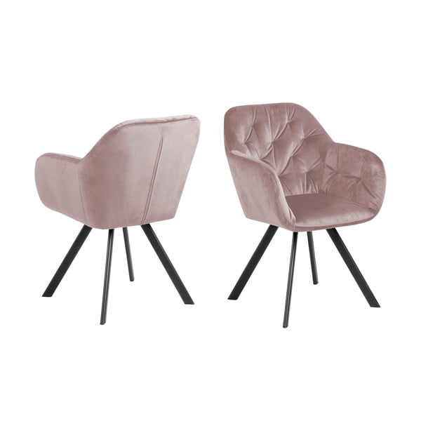 Poltrona rosa Lola - Actona-image-2