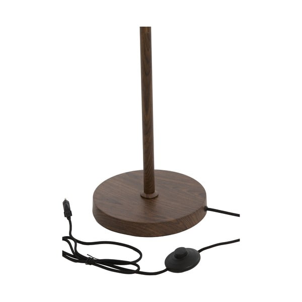 Lampada da terra marrone scuro con paralume in tessuto (altezza 159 cm) Dania - Light & Living-image-4