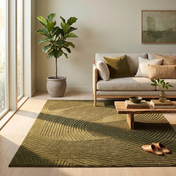 Tappeto verde 200x290 cm Zephyr – ESTE-image-4