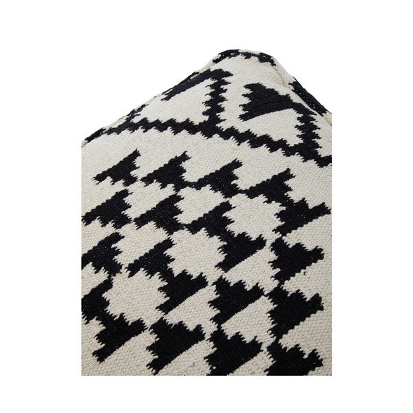 Poggiapiedi bianco e nero Cefena – Premier Housewares-image-3