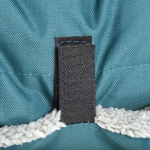 Cuccia da viaggio blu in tessuto di sherpa per cane 80x50 cm Essentiel – Love Story-image-4