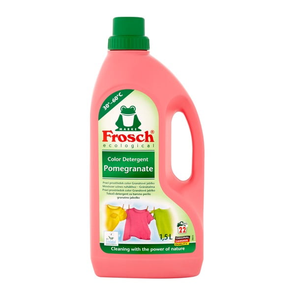 Gel di lavaggio per capi colorati Frosch al profumo di melograno, 1,5 l (22 lavaggi) - Unknown