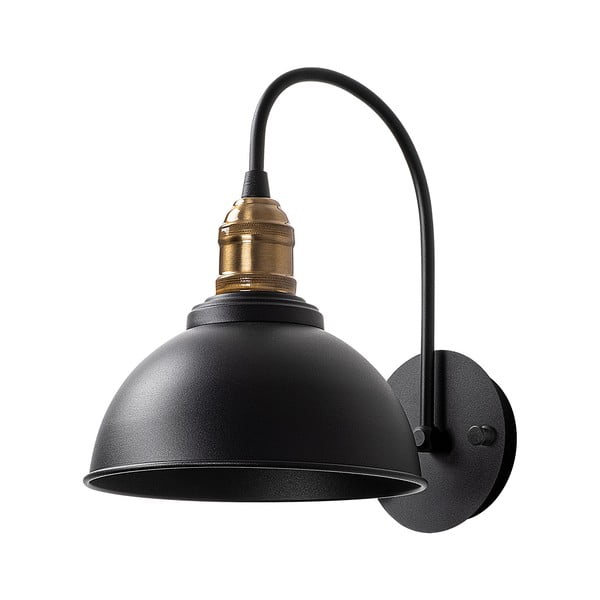 Lampada da parete nera ø 21 cm Varzan – Opviq lights