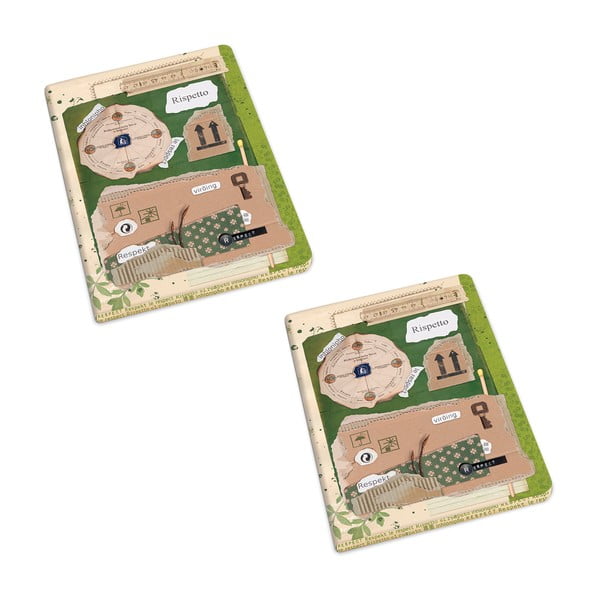 Quaderni di lavoro in set di 2 192 pagine formato A5 Rispetto - Kartos-image-1