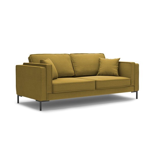 Divano giallo , 160 cm Attilio - Milo Casa-image-1