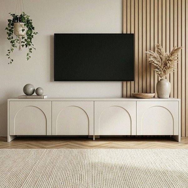 Mobile TV color crema 180x45x32 cm Aurelia – Kalune Design-image-2