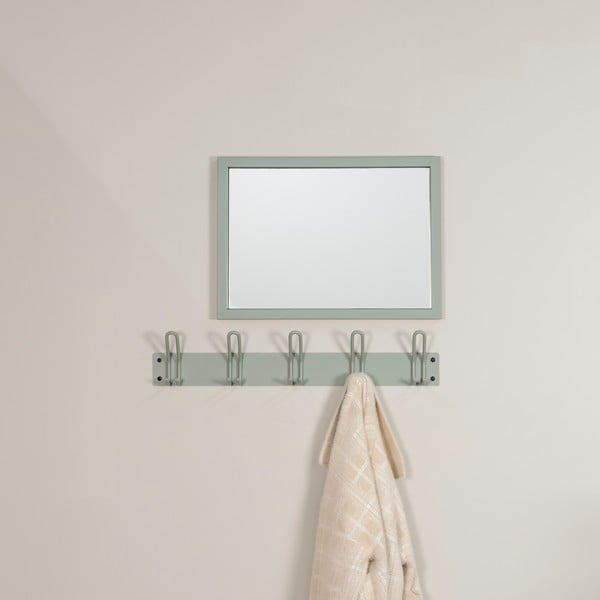 Attaccapanni da parete verde polveroso in metallo 70 cm Miles – Spinder Design-image-2