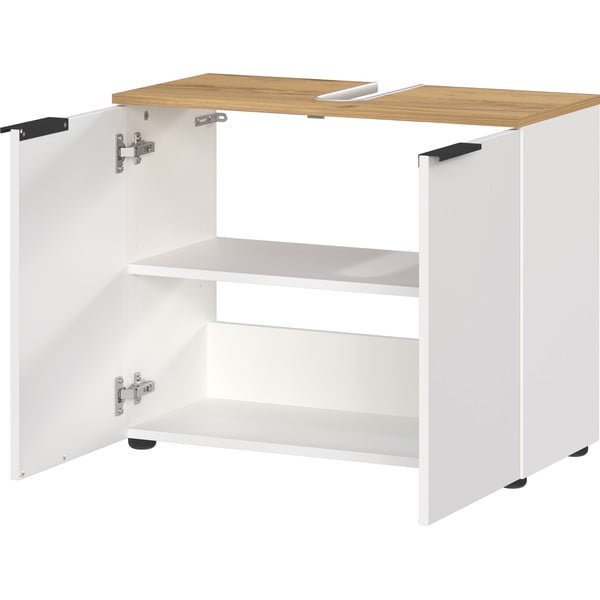 Mobile bianco sotto il lavabo 60x58 cm Menen - Germania-image-2