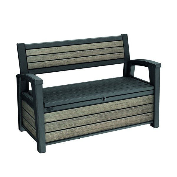 Panchina da giardino in plastica marrone Deco - Keter