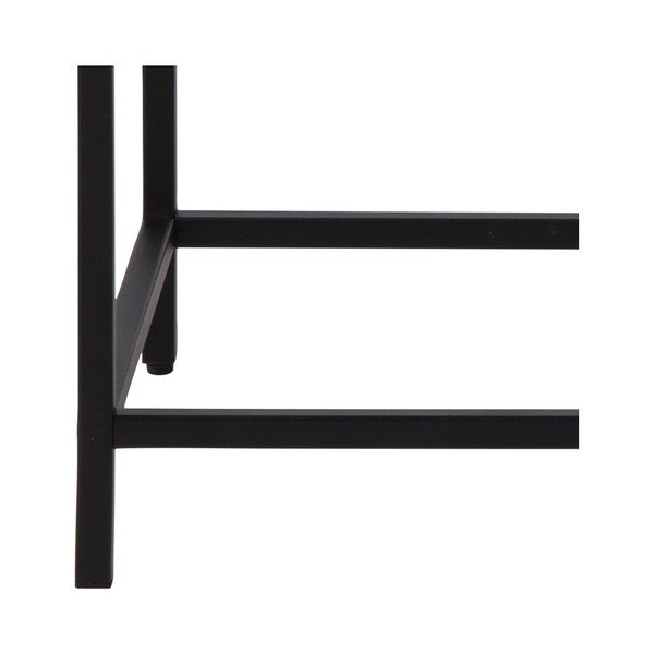 Tavolo consolle nero 35x77 cm Seaford - Actona-image-3