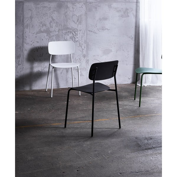 Sedie da pranzo in set nere 2 pz Kirkland – Unique Furniture-image-3