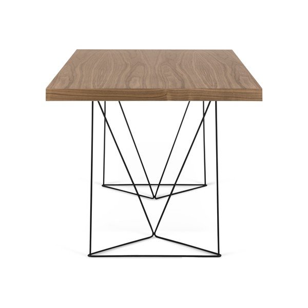 Tavolo marrone con gambe nere Multi, 180 x 77 cm - TemaHome-image-3
