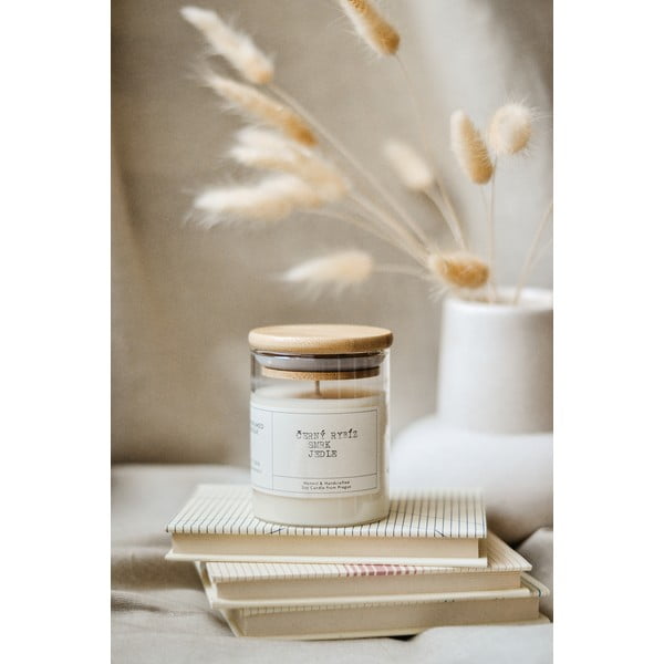 Candela in cera di soia profumata tempo di combustione 40 h #79 Black Currant – Perfumed Prague-image-2