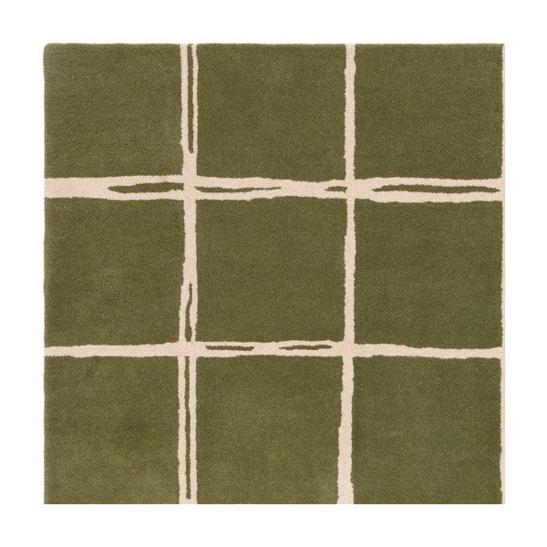 Tappeto verde in lana tessuto a mano 160x230 cm – Asiatic Carpets-image-4