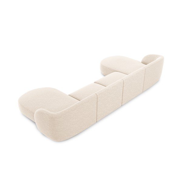 Divano angolare crema Miley - Micadoni Home-image-4