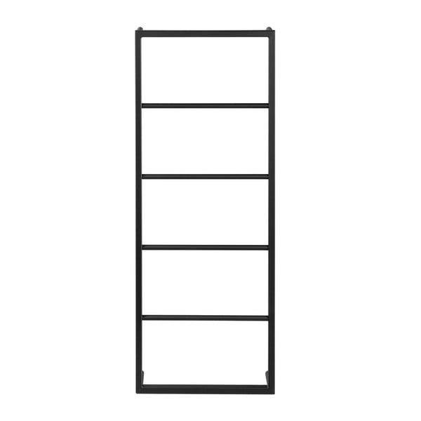 Portasciugamani a parete in acciaio nero Ska - Sapho-image-2