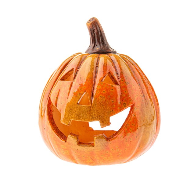 Portacandela in ceramica a tema Halloween Pumpkin – Dakls
