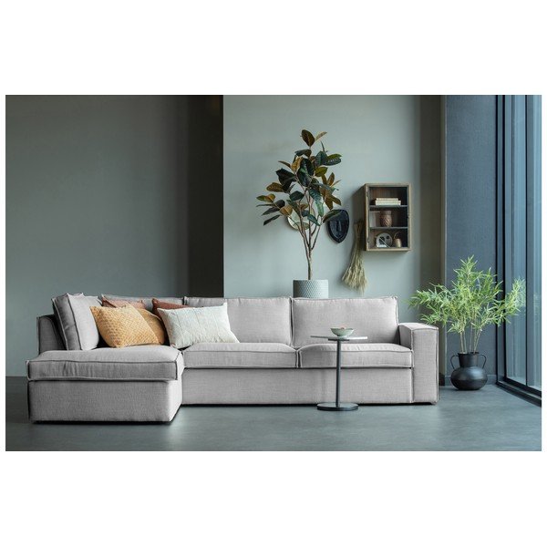 Divano angolare beige (angolo sinistro) Freddie - WOOOD-image-4