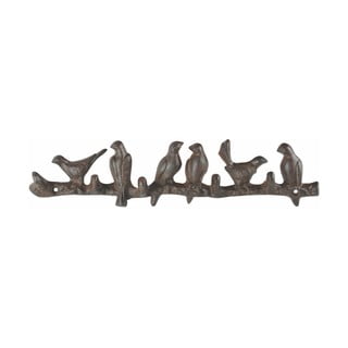 Appendiabiti da parete in metallo marrone - Esschert Design