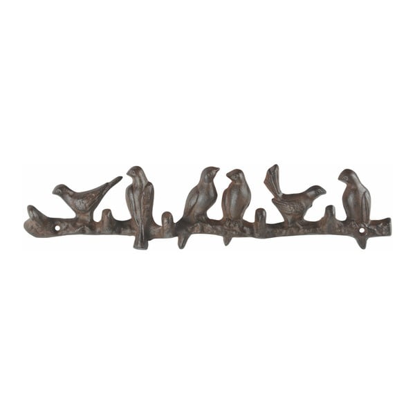 Appendiabiti da parete in metallo marrone - Esschert Design