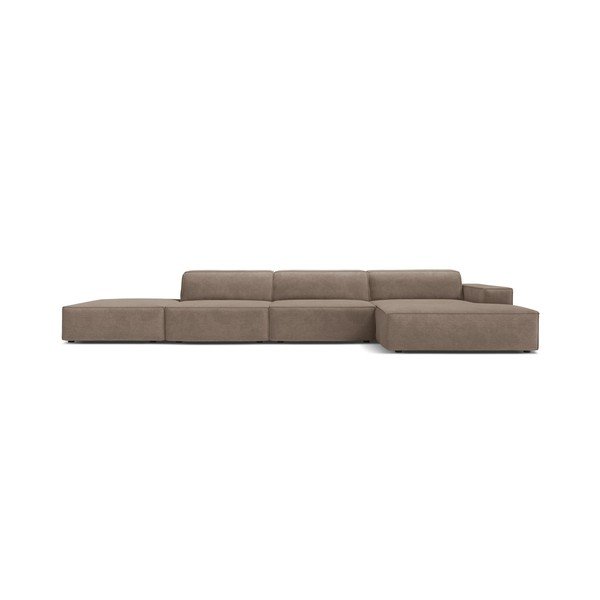 Divano angolare componibile beige (con penisola a destra/con chaise lounge) Jodie – Micadoni -image-2
