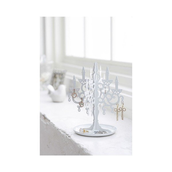 Lampadario portagioie bianco - YAMAZAKI-image-1