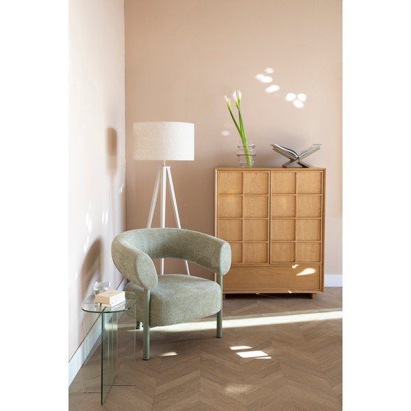 Armadietto di colore naturale in frassino massiccio 100x120x45 cm Raster – Zuiver-image-1