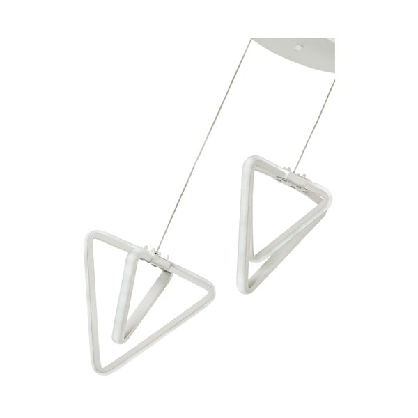 Lampadario LED bianco in metallo ø 20 cm Baris – Squid Lighting-image-3