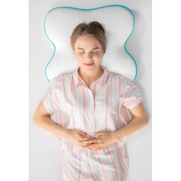 Cuscino anatomico con imbottitura in memory foam 46x55 cm – Mila Home-image-3