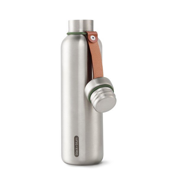 Bottiglia termica argentata in acciaio inox 750 ml – Black + Blum