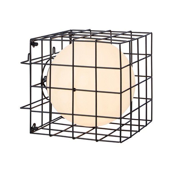 Lampada da parete nera Cage - Markslöjd