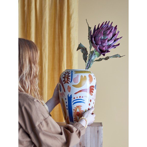 Vaso in gres (altezza totale 32 cm) Horus – Bloomingville-image-1