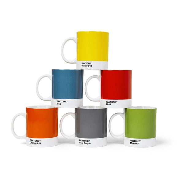 Tazza in ceramica azzurra 375 ml Blue 2150 - Pantone-image-1