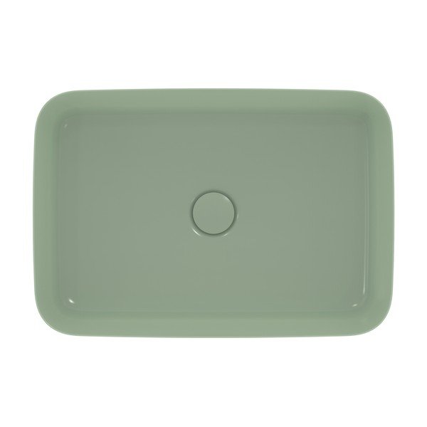 Lavabo in ceramica verde 55x38 cm Ipalyss - Ideal Standard-image-2