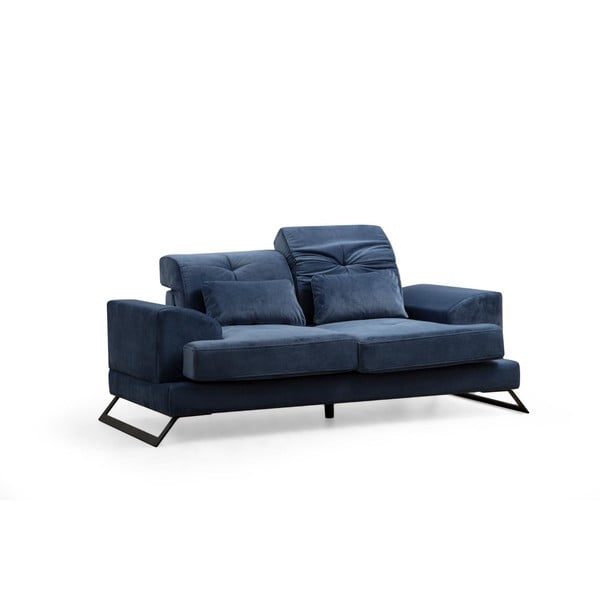 Divano blu 185 cm Frido - Balcab Home-image-2