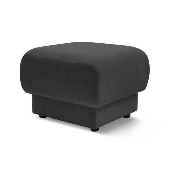 Pouf grigio scuro Bourbon - Bobochic Paris-image-3