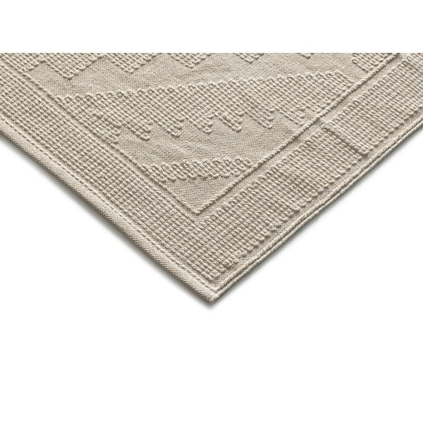 Tappeto color crema in cotone riciclato lavabile/tessuto a mano 60x90 cm Pamuk – Universal-image-2